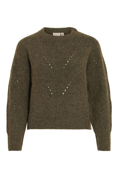 VILA Strickpullover Rückenfreier