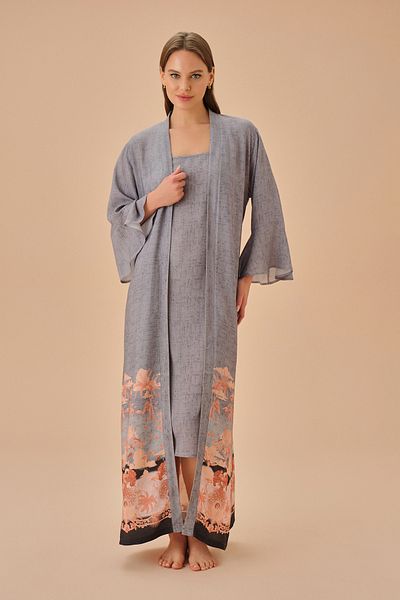 SUWEN Paradise Long Dressing Gown