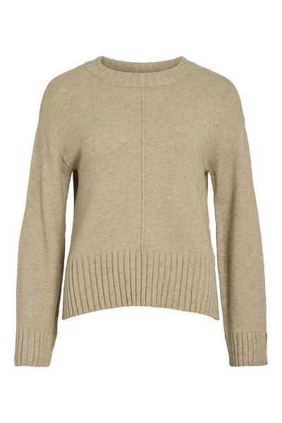 VILA Strickpullover Rundhals