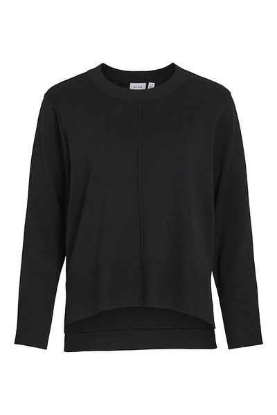 VILA Strickpullover Rundhals