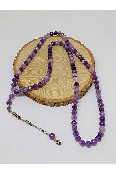 Yasamtohumu Piatra ametistului 99 bucăți Tasbih 8 mm (8968)