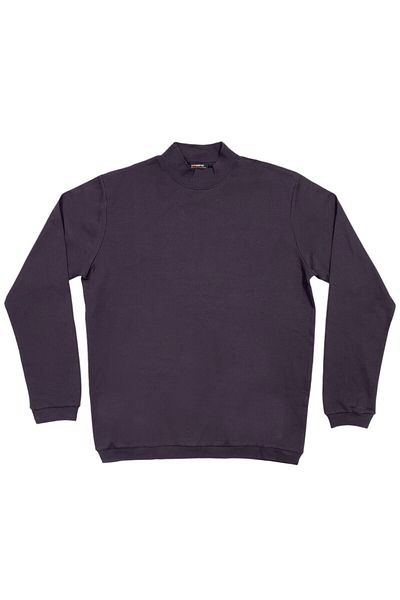 Masimar Men's 30/1 Combed Interlock Fabric Flexible Regular Fit Half Fisherman Sweatshirt