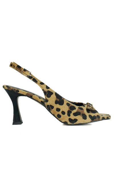 Fitbas 520034 999 Γυναικεία Σανδάλια Λεοπάρδαλης Μεγάλου & Μικρού Μεγέθους