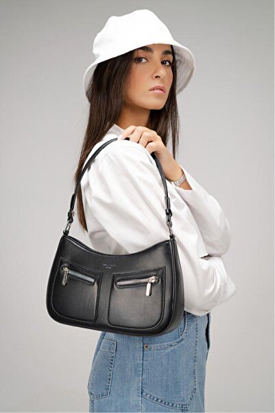 David Jones Kadın Omuz Çantası , Yumuşak Vegan Deri Çapraz Askılı Çanta , Cas...