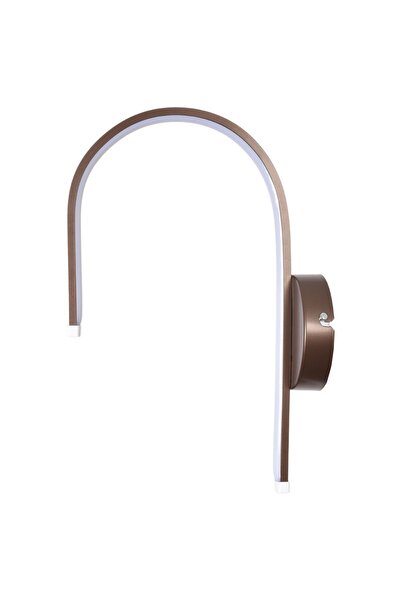 Modavize Venüs Modern Tasarım Kahverengi Renk Gün Işığı Ledli Banyo - Mutfak - Salon Ledli Duvar Aplik