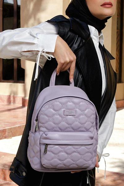 David Jones Women's Backpack Lilac