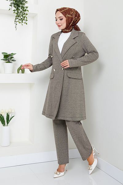 ModaMerve Vizyon 5062Sl890-M Hijab Suit - Jacketed