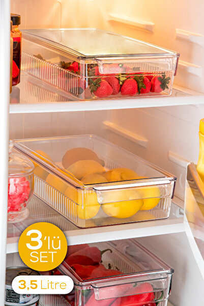 Vienev Organizator cu 3 uși de 3,5 litri pentru mini frigider