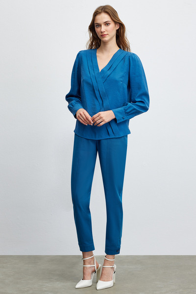 Naramaxx Kruvaze Yaka Bluz