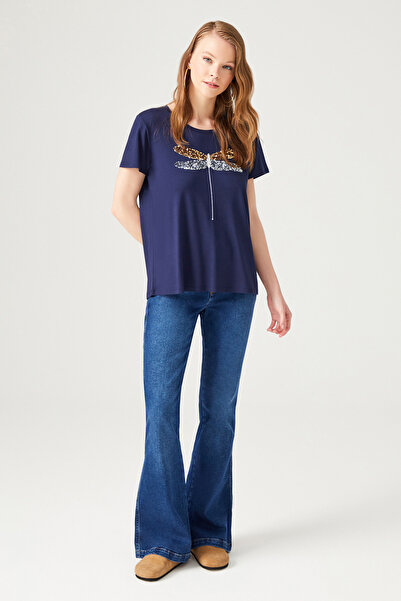 Naramaxx Pul İşlemeli T-Shirt