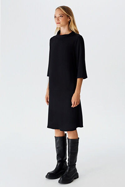 Naramaxx Yakası Dökümlü Uzun Kollu Bluz