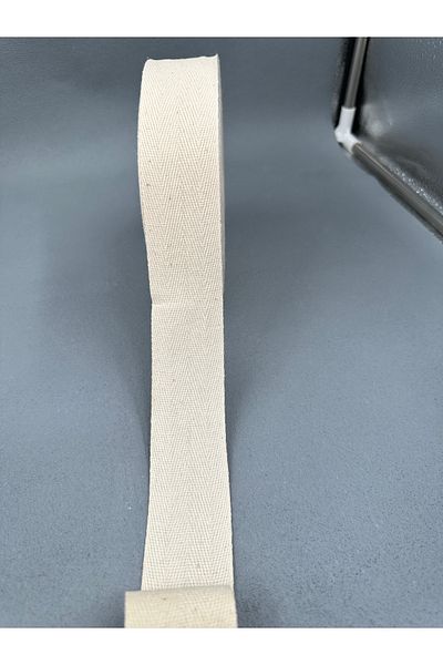 paşateks since 1995 şekil 5 Meters Herringbone Strip - 4 cm Raw/Ecru