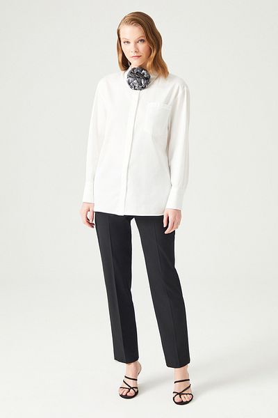 Naramaxx Back Detailed Poplin Shirt
