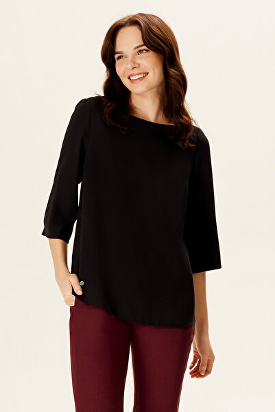Naramaxx Kayık Yaka Truvakar Kol Bluz