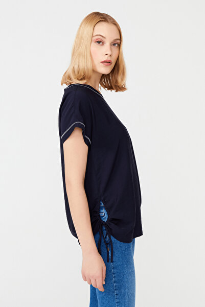 Naramaxx Yanları Büzgülü Düşük Kollu Bluz