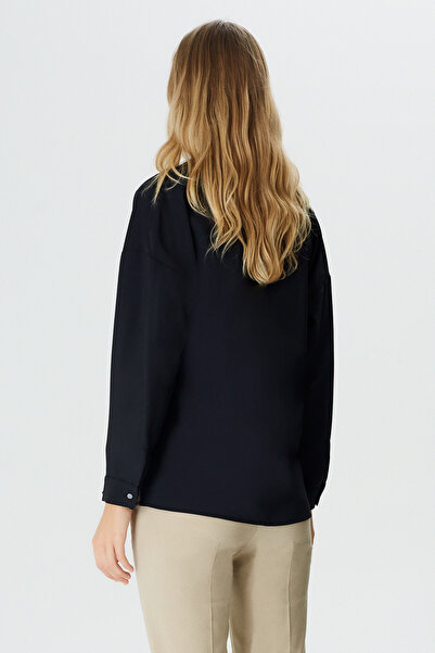 Naramaxx Gömlek Yakalı Cepli Bluz