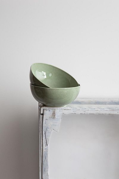 Kütahya Porselen Kutahya Porselen Soho 2-Piece 17 cm Bowl Set – Green