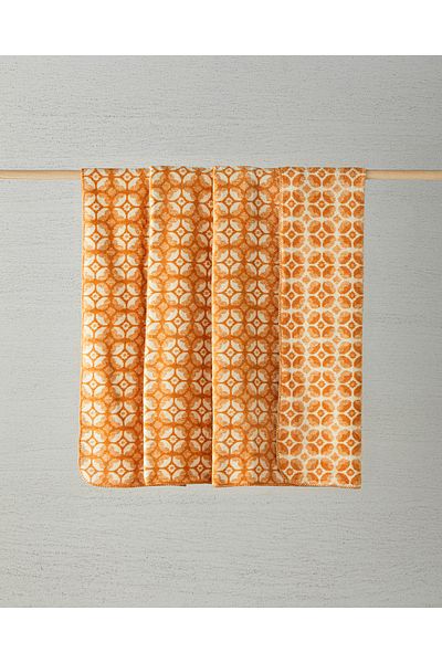 English Home Florette Acrilic - Pătură unică galbenă
