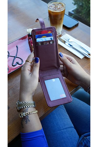 Crew Leather Sierra Women's Wallet - Magnet Wallet - Women's Card Holder