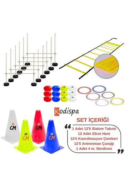 Kodispa Full Training Set with Slalom and 23cm Funnel