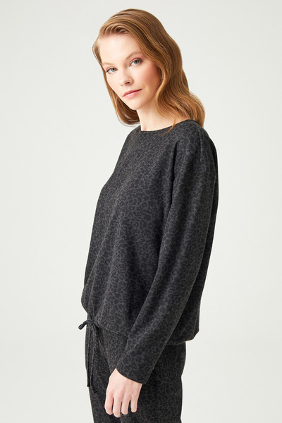 Naramaxx Leopar Desen Eşofman Üstü