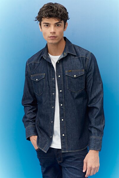 Lee Regular Fit Normal Kesim %100 Pamuk Denim Gömlek