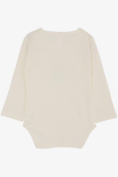 Breeze Baby Girl Snap-On Bodysuit with Cool Rabbit Print 9 Months-3 Years, Cream