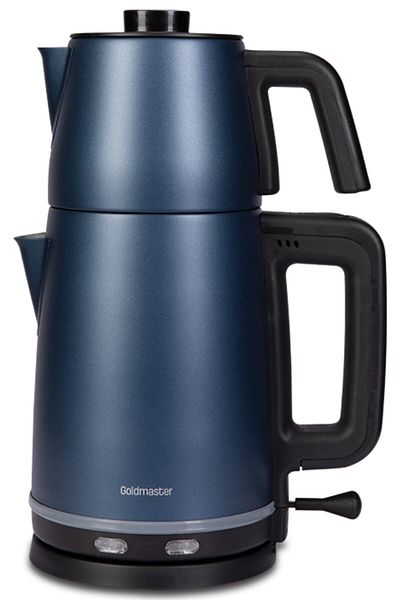 GOLDMASTER Sefam By-5314em 2200 W Steel Tea Machine Aegean Blue