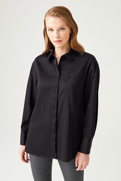 Naramaxx Back Detailed Poplin Shirt