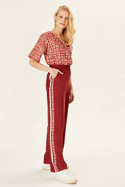 Naramaxx Yanı Şeritli Bol Paça Pantolon