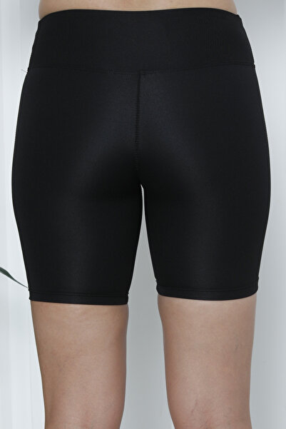 Nicoletta High Waist Recovery Black Women's Shorts - Cycling Biker Tights