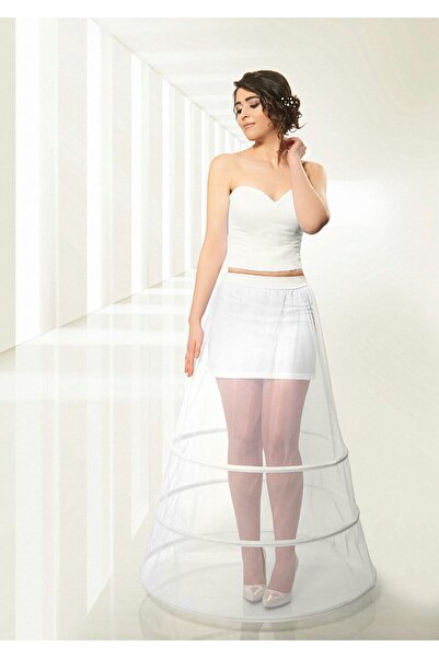 jupon نسائي أوف وايت 3 خيوط - حواف غير مُبطنة 1003-3