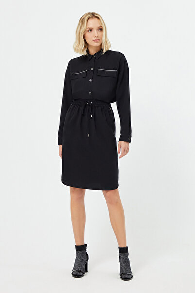 Naramaxx Yanları Şerit Detaylı Bağcıklı Etek