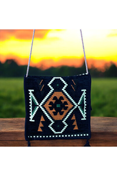 MODA Etnik kilim desenli unisex heybe çanta