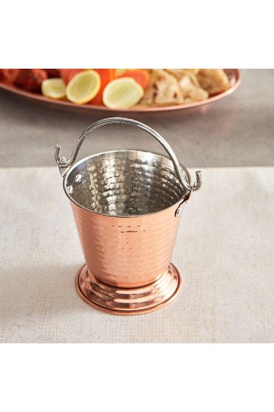 Home Box Copper Shine Gravy Bucket - 10.75 cm