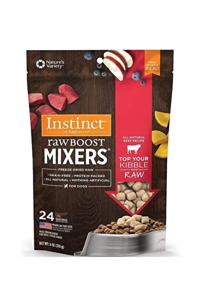 INSTINCT طعام الكلاب المجفف بالتجميد من Raw Boost Mixers - 14 أونصة