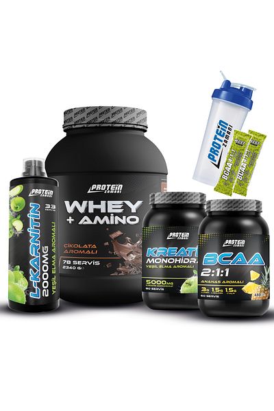 Protein Zamanı 2340 Gr Bcaa Creatine L-carnitine Powder - Whey Protein Combination