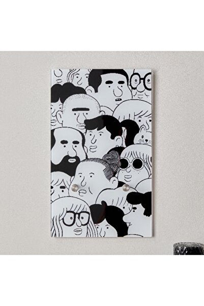 Home Box Fero Glass Metal Cloth Hook - 30x5.5x50 cm