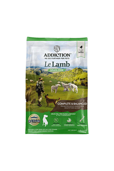 Addiction طعام الكلاب الجاف من Le Lamb - 4 رطل