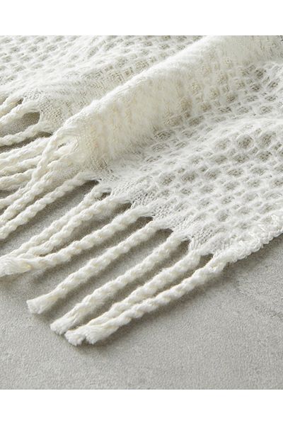 English Home Saige Scotch Ecru TV Blanket