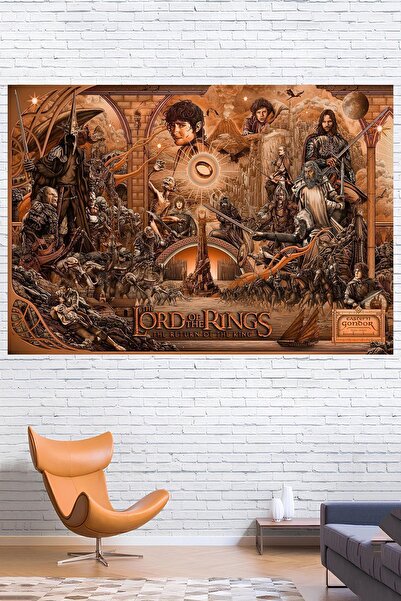 Vendini سجادة حائط عودة الملك على شكل حلقات - Wall Tapestry