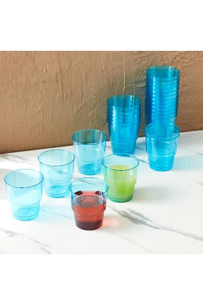 Falcon 25-Piece Plastic Cup Set - 236 ml