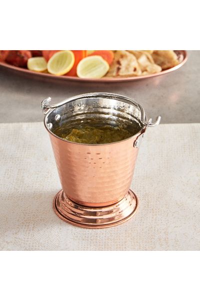 Home Box Copper Shine Gravy Bucket - 10.75 cm