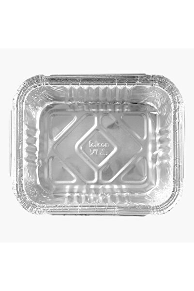Falcon 10-Piece Aluminium Container with Lid Set - 14.7x12.2x5 cm