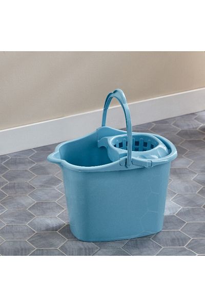 Home Box دلو ممسحة ألينا مع عصارة - 15 لتر