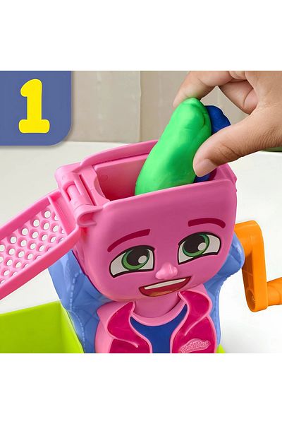 TOYFEST مجموعة صلصال صالون تصفيف الشعر الملونة