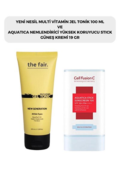 the fair. the fair. Multi Vitamin Jel Tonik 100 ml ve Cell Fusion C AQUATICA ...