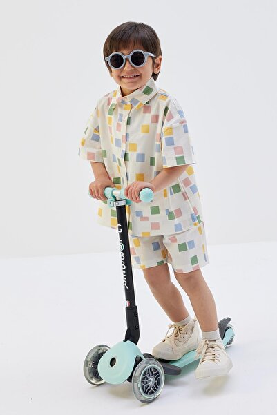 Tics Poplin Patterned Set