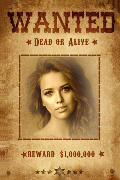 Vendini Kişiye Özel Wanted Duvar Örtüsü Duvar Halısı Wall Tapestry