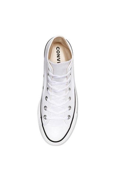 converse Dámské bílé boty pro volný čas Chuck Taylor All Star Platform Canvas 560846 c